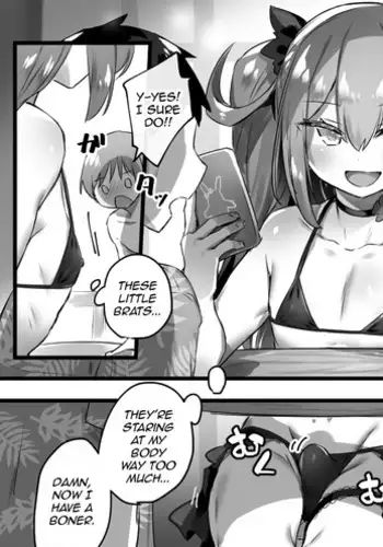 [Pokoten] Otokonoko Onee-chan to Erogaki ga Ii Koto suru Manga + Skeb Illust [English] [mysterymeat3]